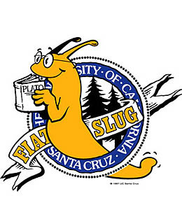 University of California - Santa Cruz: Sammy The Banana Slug Mascot